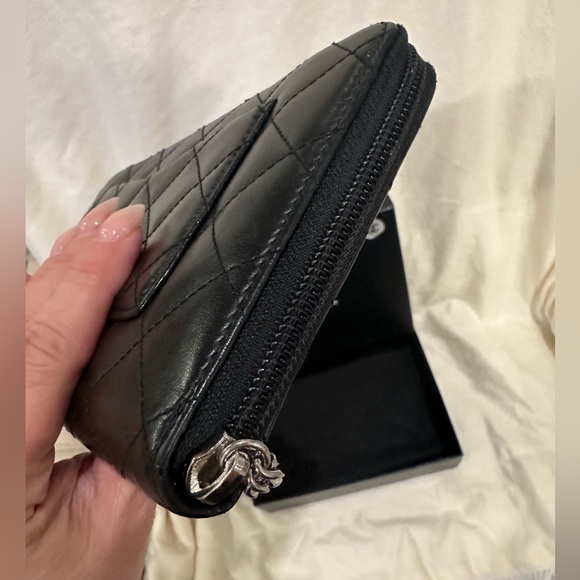 CHANEL Cambon Calfskin CC Logo ORGANIZER wallet - Picture 4 of 6